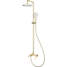 Душевая стойка со смесителем GAPPO G99-33 Сантин золотой G2499-33