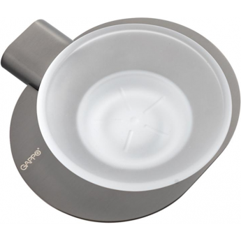 Мыльница GAPPO G309 G30902-9 сатин/оружейная сталь