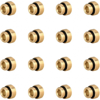 Переходник для радиаторов GAPPO G270.0405 1/2"x3/4" латуный НР-НР