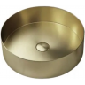 Раковина накладная GAPPO сатин золотой GX101-3