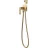 Смеситель с гигиеническим душем GAPPO G17-3 G7217-13 сатин золотой