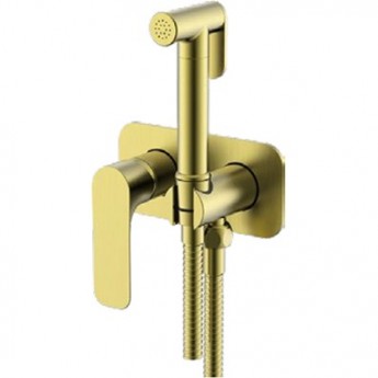 Смеситель с гигиеническим душем GAPPO G48-3 G7248-32 сантин золотой
